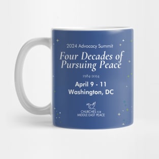 Full CMEP 40th Advocacy Summit Details on Back Mug